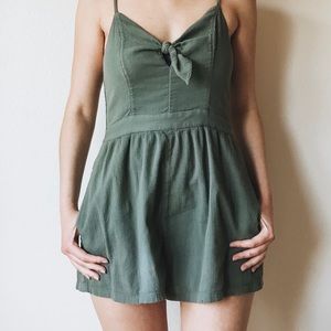 AERIE BREEZY KNOT ROMPER
